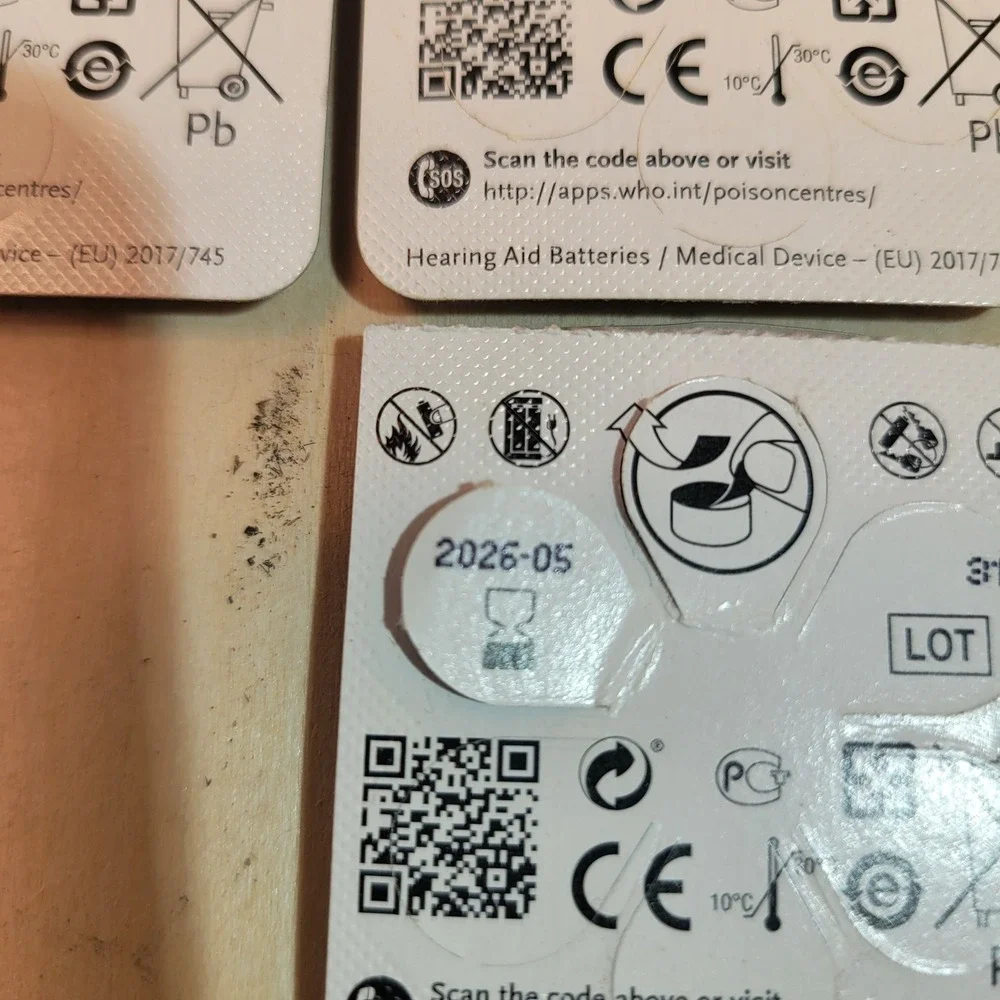 Power One Hearing Aid Batteries‎ P675 Wireless & Bose Wax Guards Replacement Kit